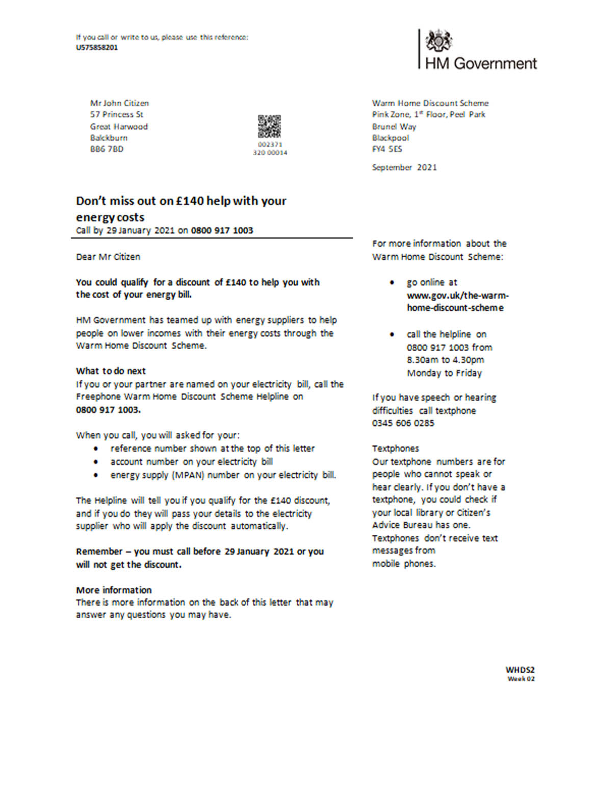 United Kingdom Ecotricity electricity utility bill